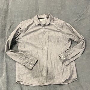 Hawker Rye Stylish Men's Gray Button-Down Shirt